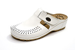 Ženska klompa ravna velcro art-101 bck